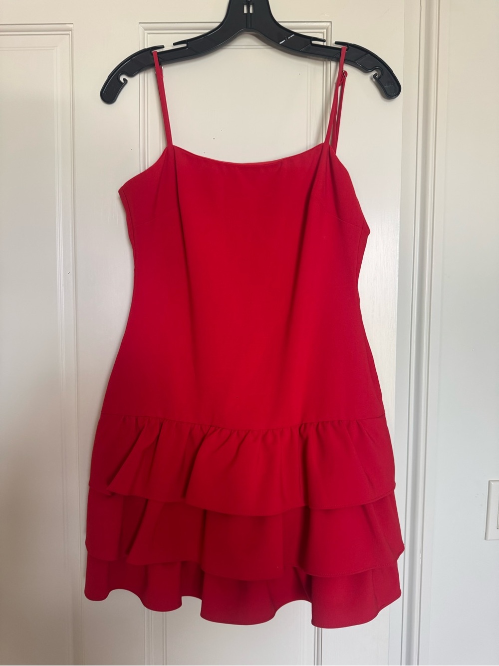 Likely NYC Amica Dress - Red Tiered Ruffle Dress - Picture 5 of 7